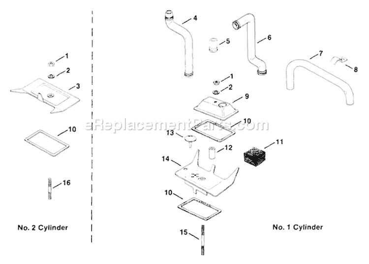 Page C Diagram and Parts List for II-24334 Kohler Engine