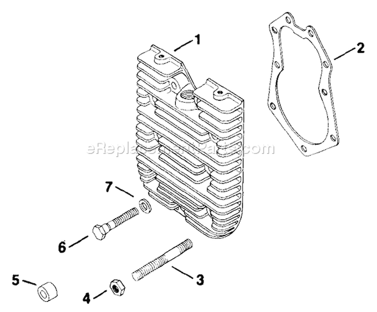Page H Diagram and Parts List for II-24334 Kohler Engine