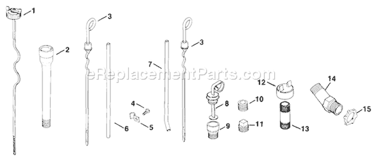 Page I Diagram and Parts List for  Kohler Engine