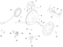 Page J Diagram and Parts List for  Kohler Engine
