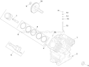 Page C Diagram and Parts List for  Kohler Engine