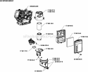 Part Location Diagram of 1708315-S Kohler Element: Pre-cleaner
