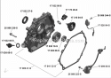 Lubrication Group Diagram and Parts List for  Kohler Engine