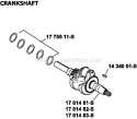 Page D Diagram and Parts List for  Kohler Engine