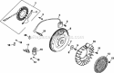 Page K Diagram and Parts List for  Kohler Engine