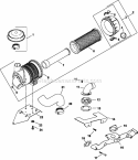 Part Location Diagram of 2509606-S Kohler Cover Assembly, Air Cleaner