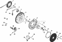 Page K Diagram and Parts List for  Kohler Engine