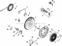 Page P Diagram and Parts List for  Kohler Engine
