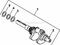 Page E Diagram and Parts List for  Kohler Engine