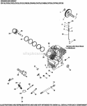 Page C Diagram and Parts List for  Kohler Engine