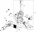 Page K Diagram and Parts List for  Kohler Engine