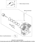 Page K Diagram and Parts List for  Kohler Engine