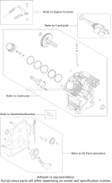 Page M Diagram and Parts List for  Kohler