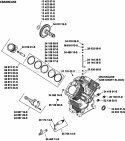 Page C Diagram and Parts List for  Kohler Engine