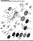 Page M Diagram and Parts List for  Kohler Engine