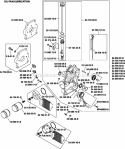 Page K Diagram and Parts List for  Kohler Engine