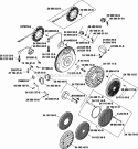 Page K Diagram and Parts List for  Kohler Engine