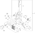 Page K Diagram and Parts List for  Kohler Engine