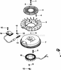 Part Location Diagram of 1202575-S Kohler Flywheel