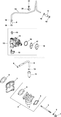 Page H Diagram and Parts List for  Kohler Engine