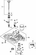 Page K Diagram and Parts List for  Kohler Engine