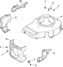 Page B Diagram and Parts List for  Kohler Engine
