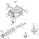 Page C Diagram and Parts List for  Kohler Engine
