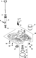 Page K Diagram and Parts List for  Kohler Engine