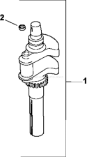 Page D Diagram and Parts List for  Kohler Engine