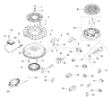 Page K Diagram and Parts List for  Kohler Engine