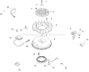 Page J Diagram and Parts List for  Kohler Engine
