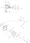 Page H Diagram and Parts List for  Kohler Engine