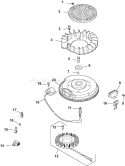 Page J Diagram and Parts List for  Kohler Engine