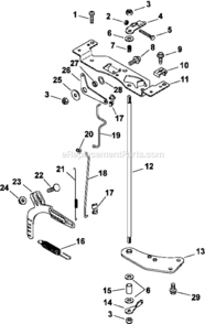 Page F Diagram and Parts List for  Kohler Engine