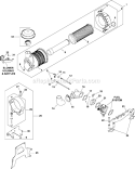Air Intake/Filtration Diagram and Parts List for  Kohler Engine