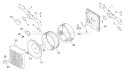 Page C Diagram and Parts List for  Kohler Engine