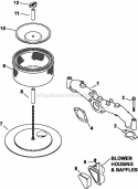 Page A Diagram and Parts List for  Kohler Engine