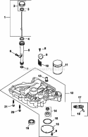 Page R Diagram and Parts List for  Kohler Engine