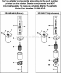 Page M Diagram and Parts List for  Kohler Engine