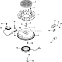 Page J Diagram and Parts List for  Kohler Engine