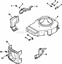 Page C Diagram and Parts List for  Kohler Engine