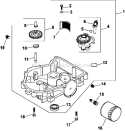 Page K Diagram and Parts List for  Kohler Engine