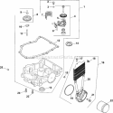 Page K Diagram and Parts List for  Kohler Engine