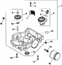Page K Diagram and Parts List for  Kohler Engine