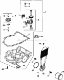 Part Location Diagram of 2404166-S Kohler Gasket: Oil Pan