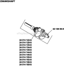 Page D Diagram and Parts List for  Kohler Engine