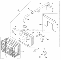Page H Diagram and Parts List for  Kohler Engine