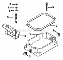 Part Location Diagram of 4112621-S Kohler Bracket, Handle