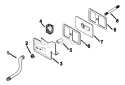 Part Location Diagram of 4132602-S Kohler Hose