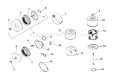 Page A Diagram and Parts List for  Kohler Engine